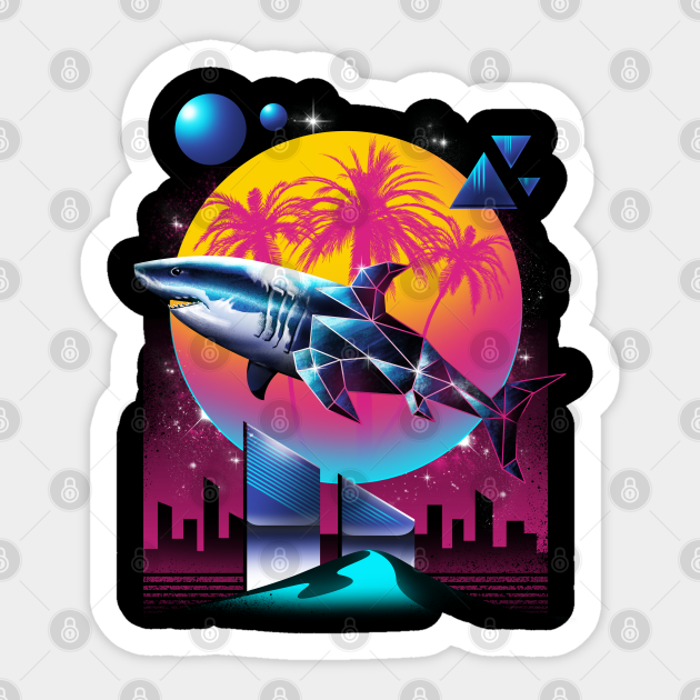 Rad Shark - Shark - Sticker