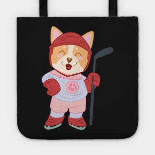 Hokey Cute Puppy Dog Player - Kids gift design Tote