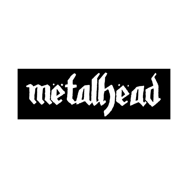 Metalhead in Motorhead font without noise by M.T. Stewart