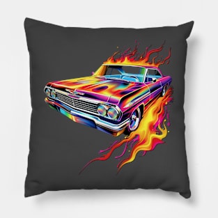 Chevy Impala pop art Pillow