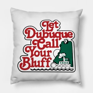 Dubuque Vintage Style Decal Pillow