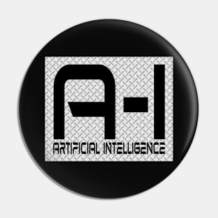 Artifcial Intelligence AI Matrix Grid Pin
