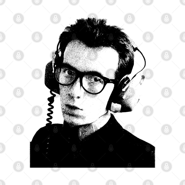 Elvis Costello by RetroPandora