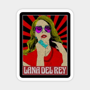Lana Del Rey Pop Art Magnet