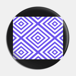 Abstract geometric pattern - blue and white. Pin