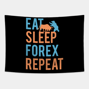 Eat sleep forex repeat Tapestry