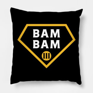 Bam Bam Triple Threat Pillow