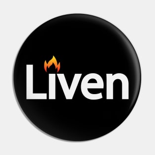 Liven creative text design Pin