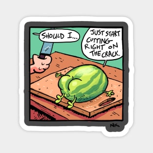 Rude Watermelon Magnet