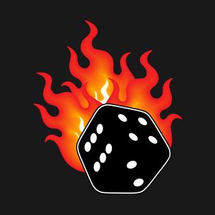 Flaming Dice! T-Shirt