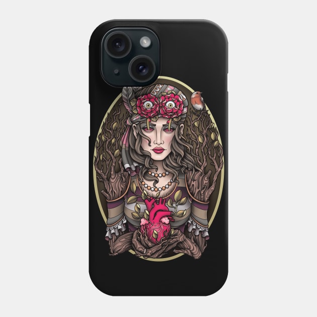 Tree Woman Phone Case by samphillipsillustration