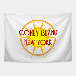 Life's a Beach: Coney Island, New York Tapestry