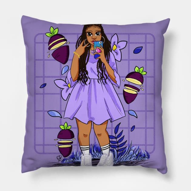 Taro Tea Pillow by aliyahart