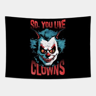 Creepy Clown Tapestry