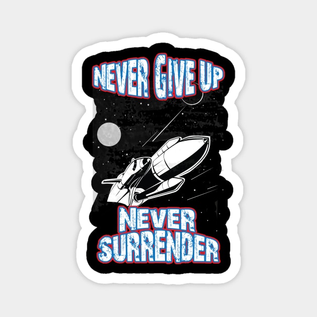 Never Surrender Pro Trump Magnet by printalpha-art