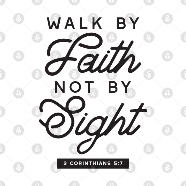 Walk by Faith: Inspiring Bible Typography by FlinArt