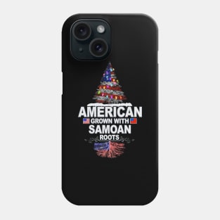 Christmas Tree  American Grown With Samoan Roots - Gift for Samoan From Samoa Phone Case