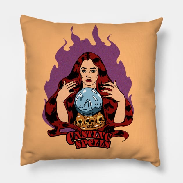 Casting spells Pillow by TijanaD