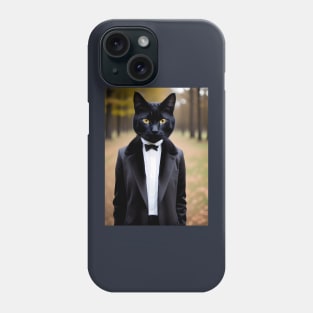 Humanoid Cat - Modern Digital Art Phone Case