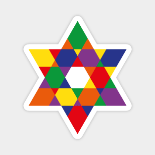 Rainbow Star Magnet