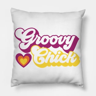 Groovy Chick Love Pillow