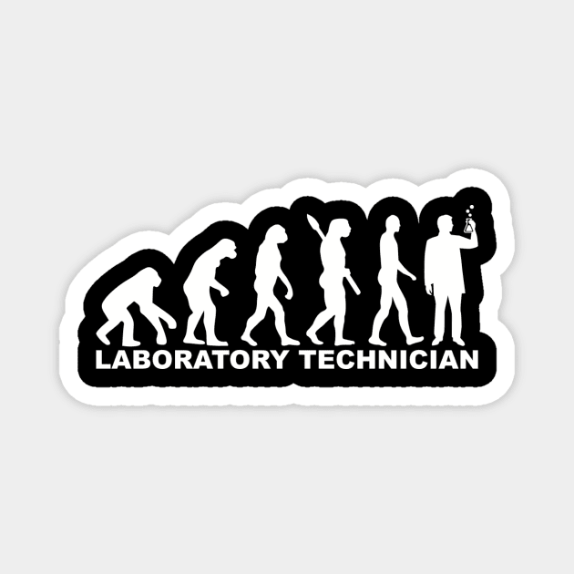 Laboratory technician evolution Magnet by Designzz