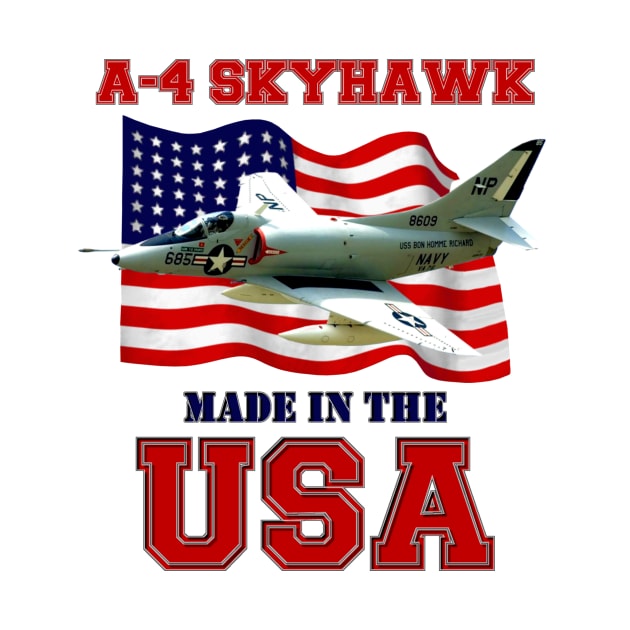 A-4 Skyhawk Made in the USA by MilMerchant