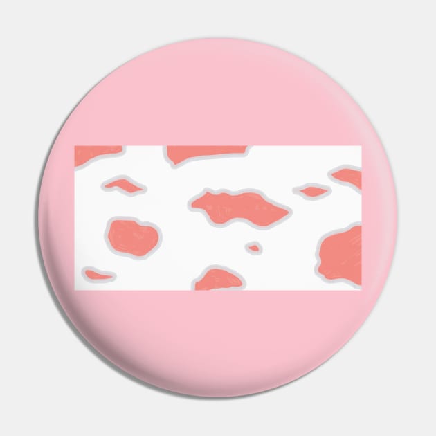 Pink Cow Print Pin by Armun's