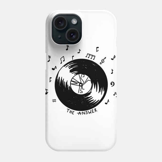 Music is the answer Phone Case by Elisabeth Sandikci