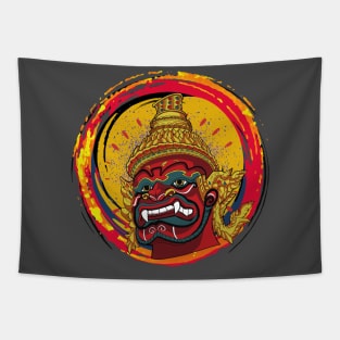 Red Giant of Thailand Yaksha Tapestry