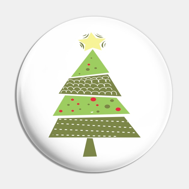 Christmas tree Pin by Gigart