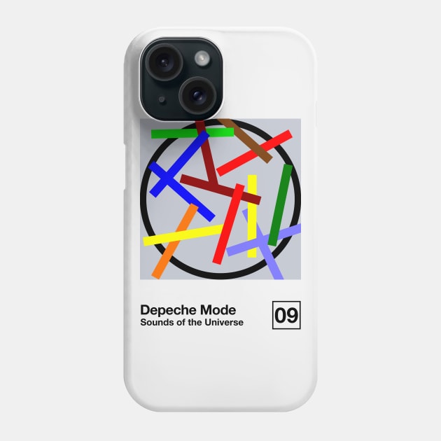 Sounds Of The Universe / Minimal Style Graphic Artwork Phone Case by saudade