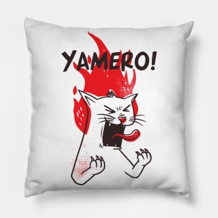 funny cat meme – Yamero! Pillow