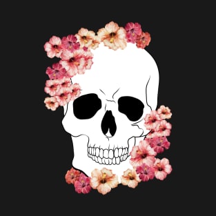 Skull in flowers T-Shirt