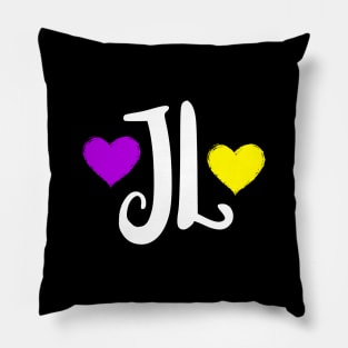 Love J and L Pillow