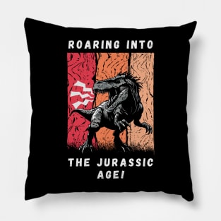 Roaring into the Jurassic age! Pillow