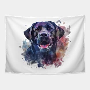 Labrador Retriever Pop Art Water Color For Dog Lovers Tapestry