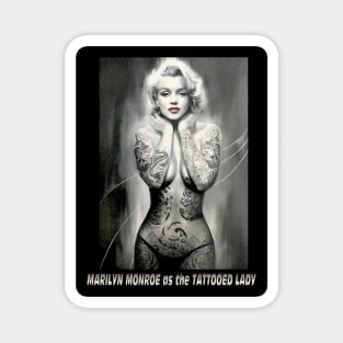 Marilyn Monroe as The Tattooed Lady Print Magnet