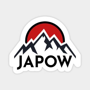 JAPOW Japan Powder Snow Snowboard Sticker | Burton Nitro Capita Vans Magnet