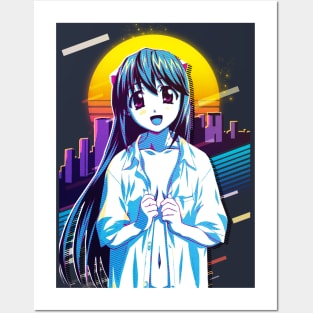 Nana Elfen Lied Fanart Anime Waifu Poster for Sale by Spacefoxart