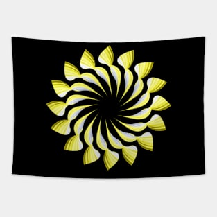 Yellow mandala Tapestry