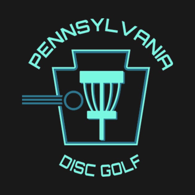 Pennsylvania Disc Golf - Keystone Light Green by grahamwilliams