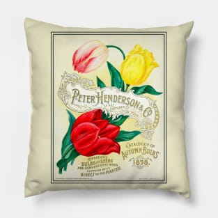 Seed Catalogue Cover (1898) Pillow