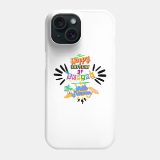 happy last day of school hello summer Phone Case