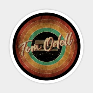 Tom Odell Vintage Circle Art Magnet