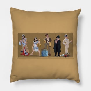Raiders of the Lost Ark Lineup Pillow