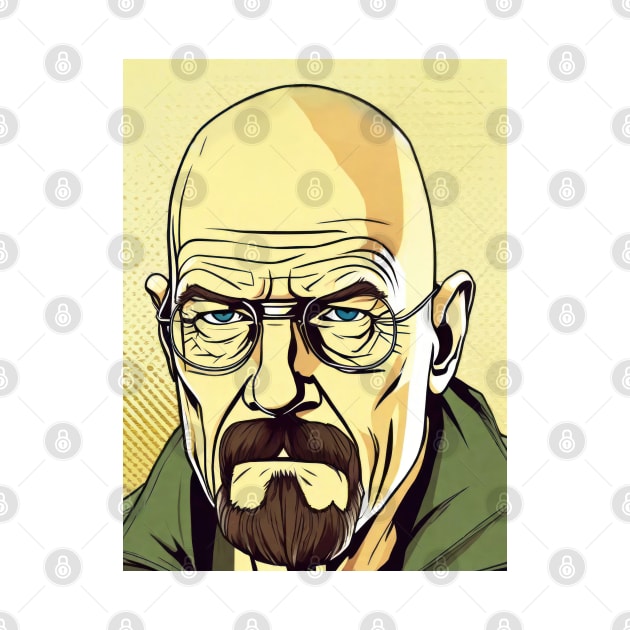 Walter White - Head by Buff Geeks Art