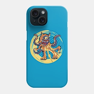 Cat with tentacles Phone Case