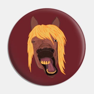 Horse Face Pin