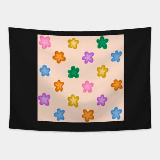 Groovy flower pattern Tapestry